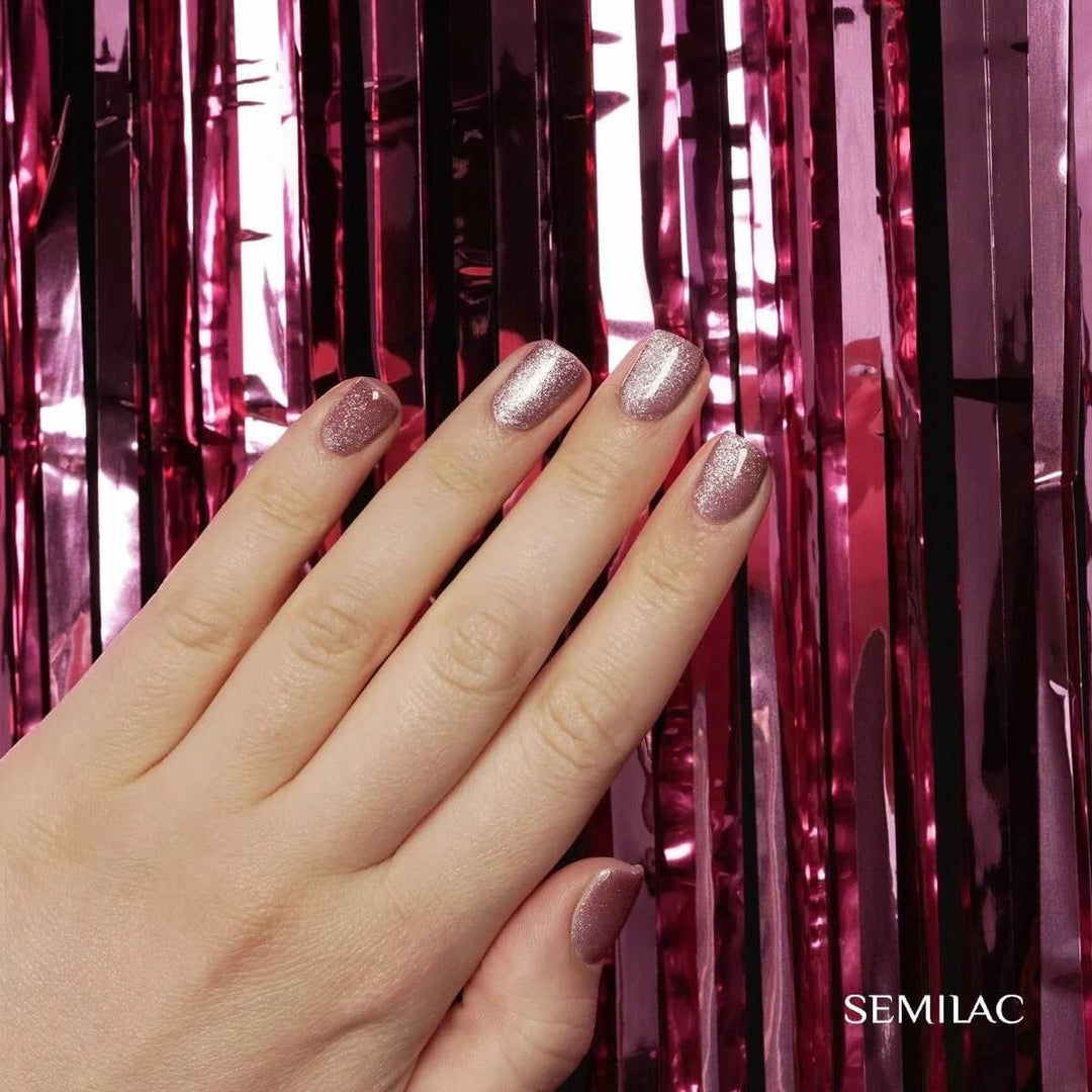 332 Semilac Pink mu Dust 7ml