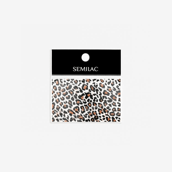 17 Foil Semilac Wild Animals Snow Leopard