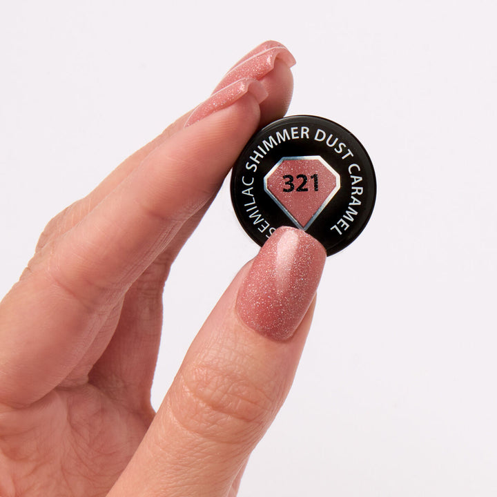 321 Semilac Shimmer Dust Caramel 7ml