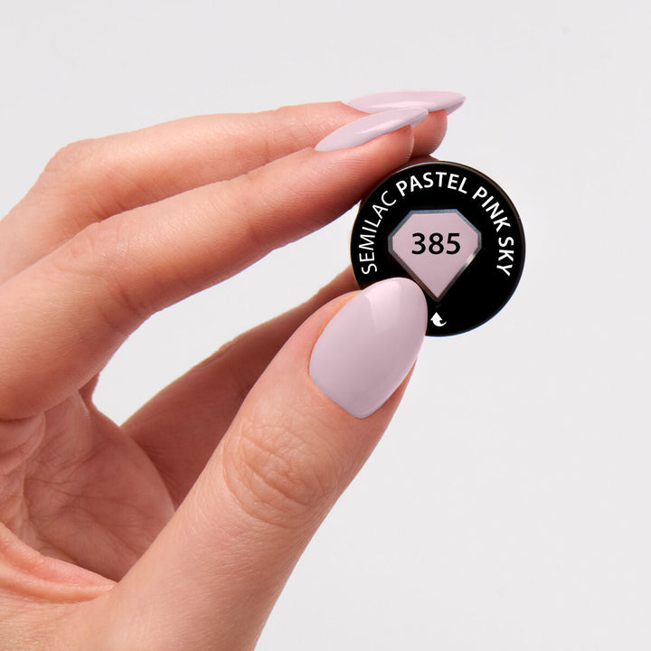 385 Semilac Pastel Pink Sky 7 ml