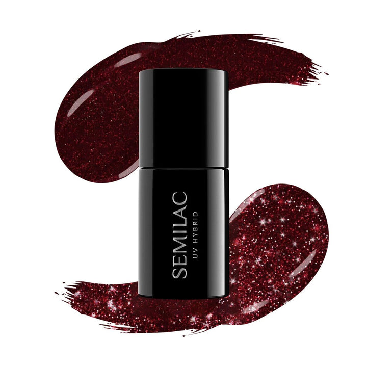393 Semilac Sparkling Black Cherry 7ml