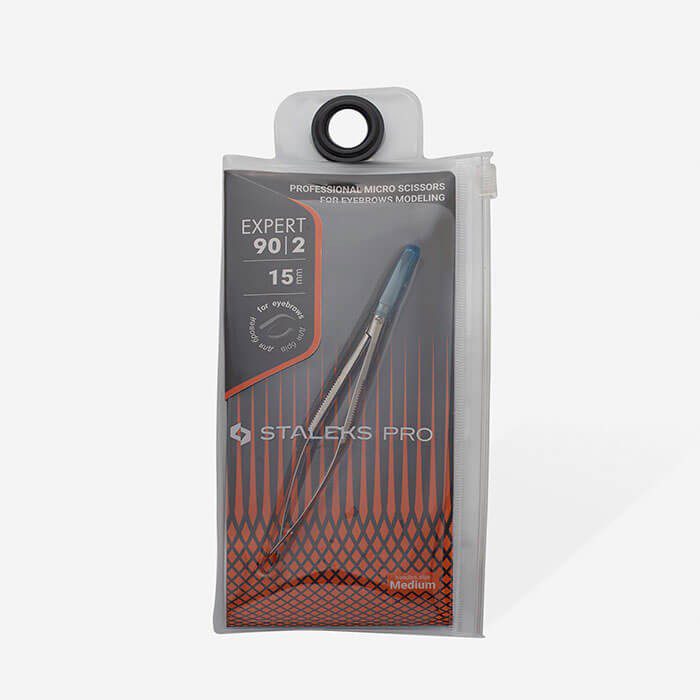 Microtijeras profesional para Cejas EXPERT 90/2 (15 mm)