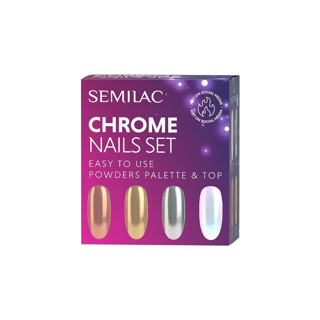 Kit Semilac Chrome Nails Set