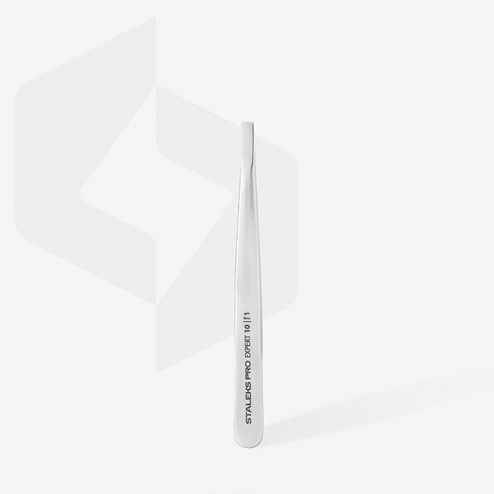 Pinza para cejas ancha EXPERT 10/1