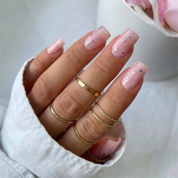 T22 Semilac Top Flower Flakes 7ml