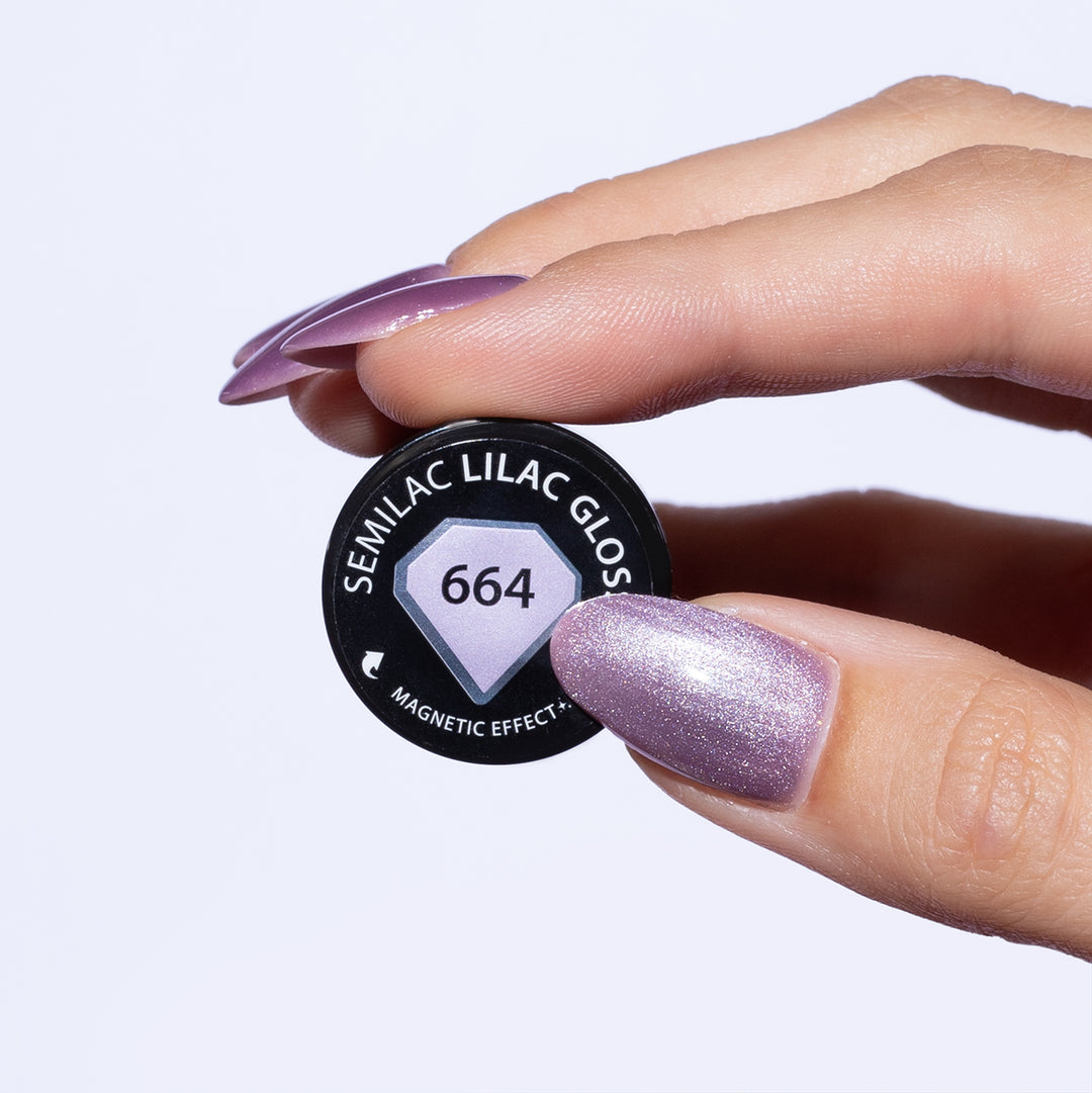 664 Semilac Lilac Gloss 7 ml
