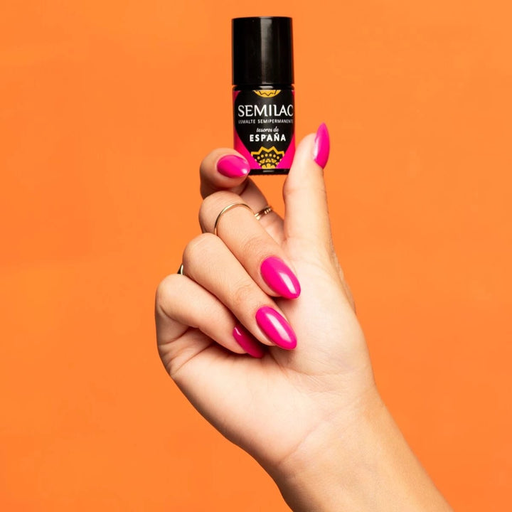 Esmalte Semipermanente Semilac 479 Pasión Fucsia 7 ml