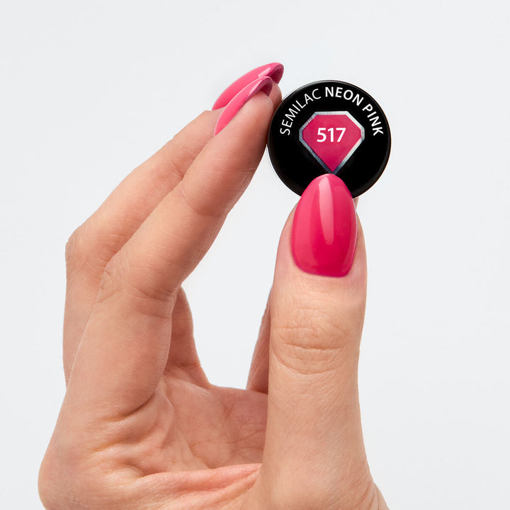 517 Semilac Neon Pink
