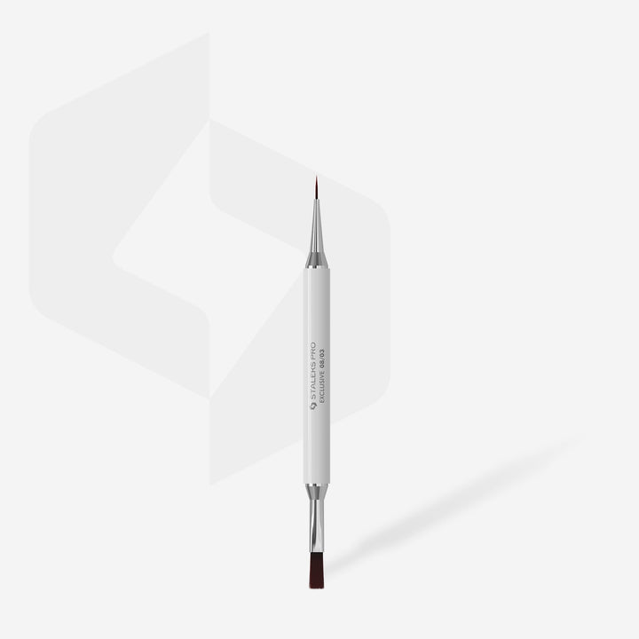 Pincel Doble STALEKS EXCLUSIVE 08/03 para Gel + Liner