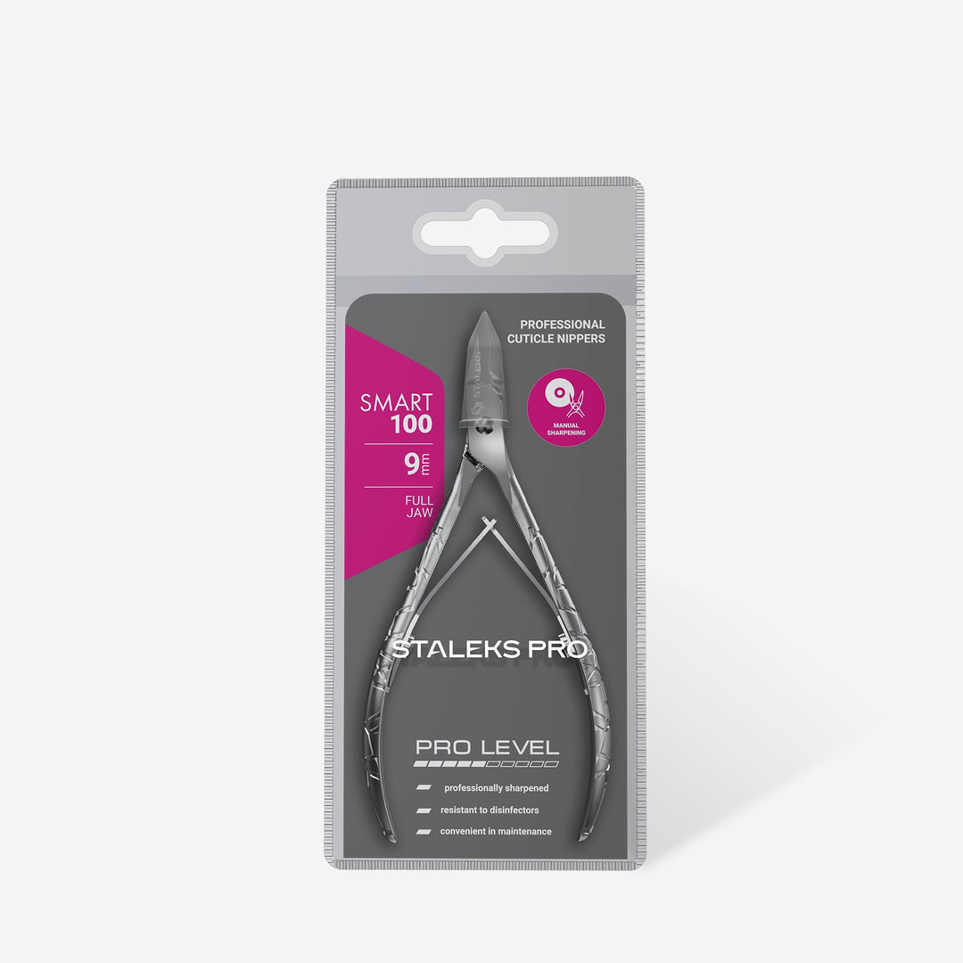 Alicates profesionales para cuticula alargados SMART 100 9 mm