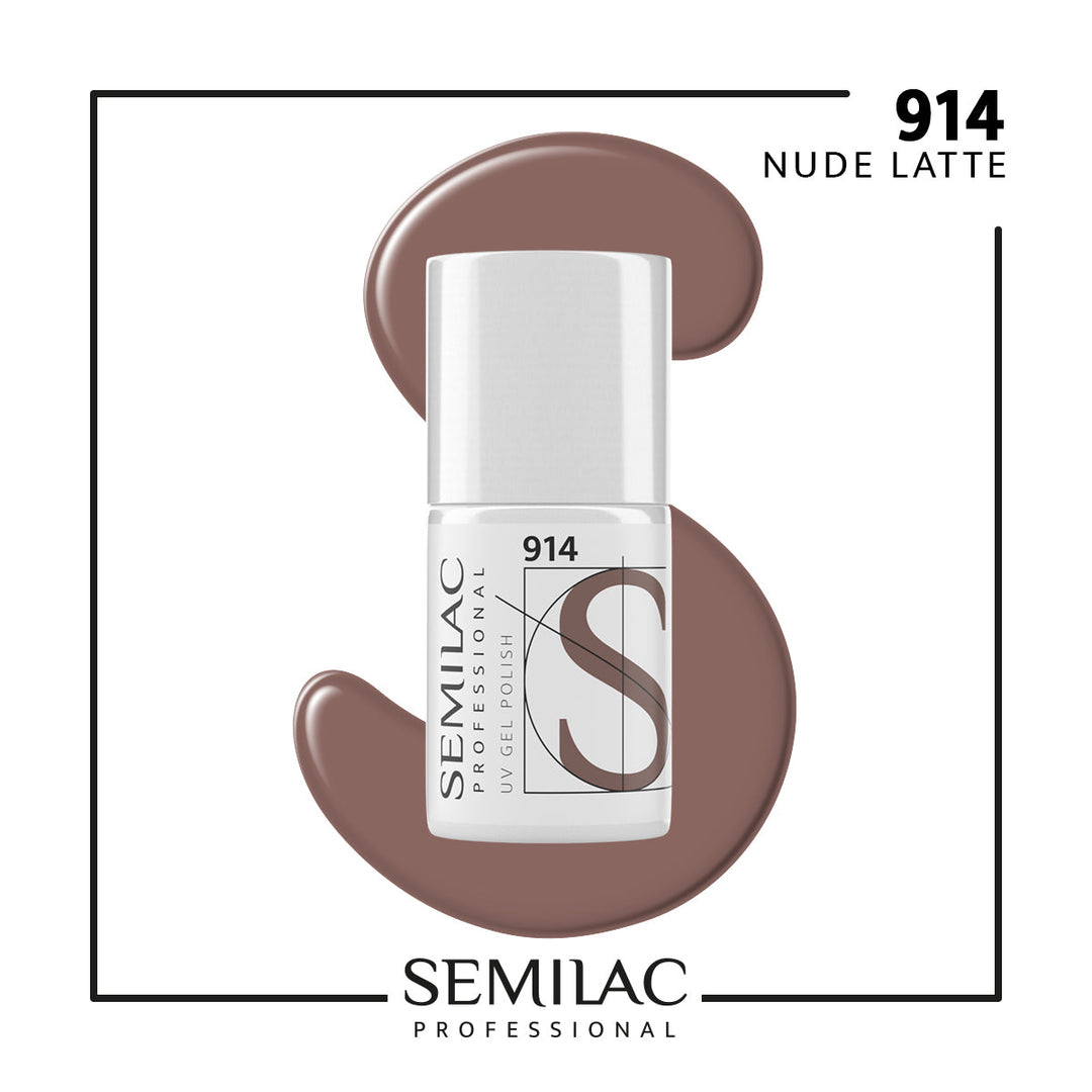 914 Semilac Professional Nude Latte 7ml