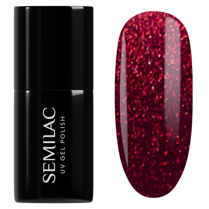 955 Holly Berry Red Semilac 7 ml