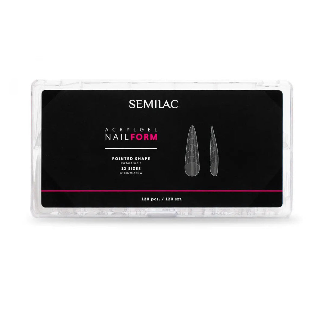 Tips Semilac Acrylgel Nail Form Almond 120 uds
