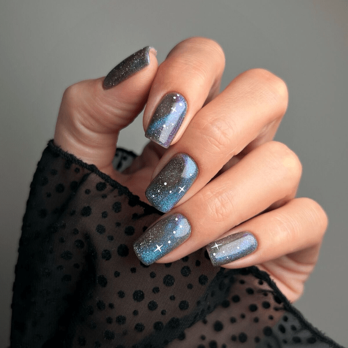 828 Semilac Esmalte semipermanente Grey Holo 7 ml