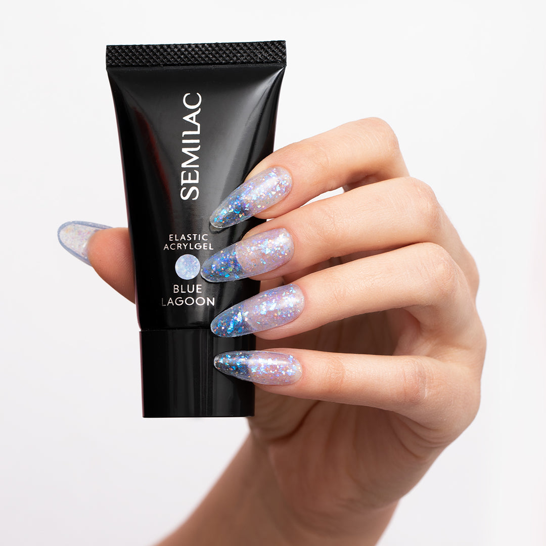 Acrylgel Semilac Elastic Blue Lagoon 30g