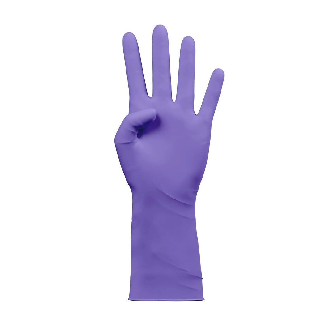 GUANTES NITRILO HR8 MORADOS SIN POLVO S - 50 unds