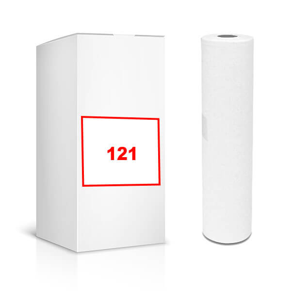 Caja Rollo camilla polipropileno blanco 6 unds 80mts