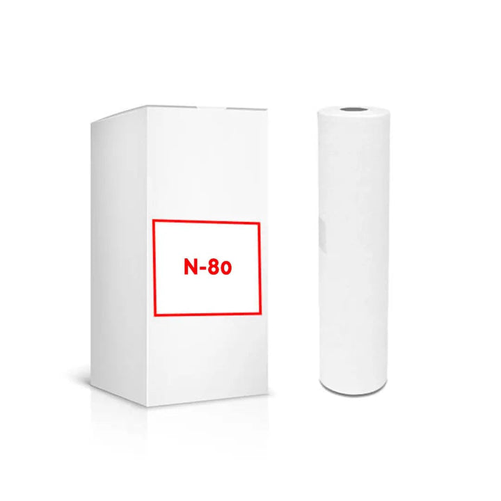 Caja 6 Rollos Camilla Parafinado Blanco 80mts - Ref. N-80