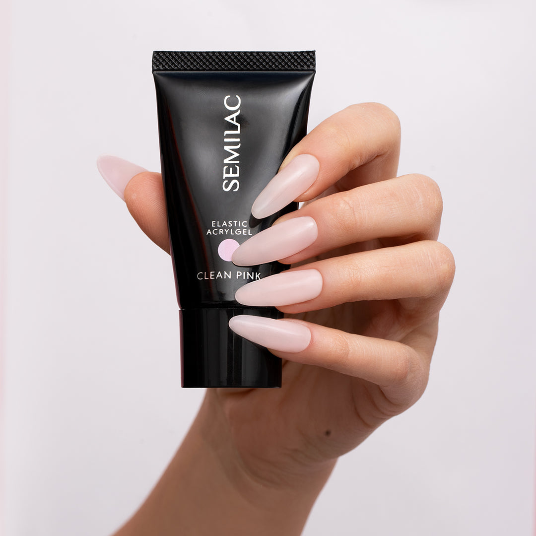 Acrylgel Semilac Elastic Clean Pink 30g