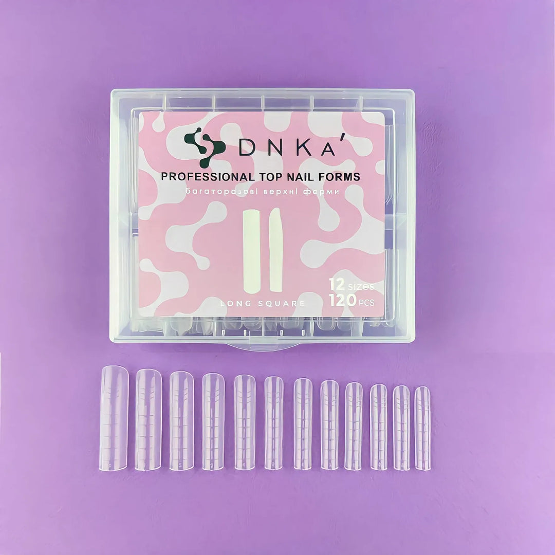 DNKa' Top Nail Forms Long Square,120pcs