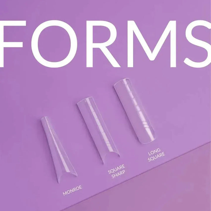 DNKa' Top Nail Forms Square Sharp, 120pcs