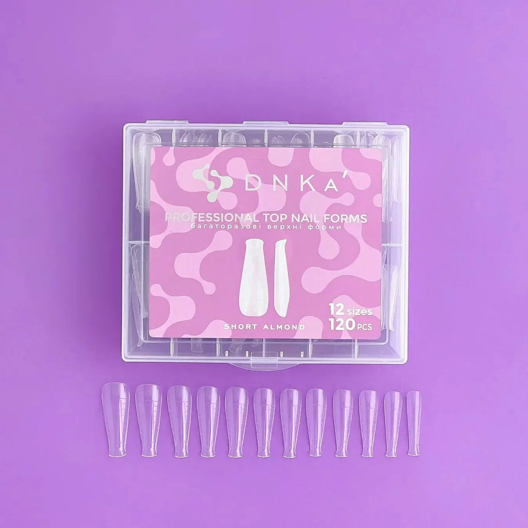 DNKa' Top Nail Forms Short Almond,120pcs