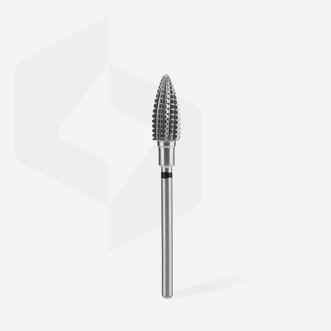 Fresa Staleks de carburo "CONO" NEGRO diámetro 6 mm