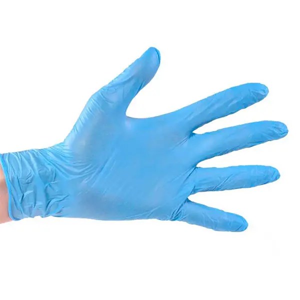 Guantes de nitrilo AZUL sin polvo 100 unds