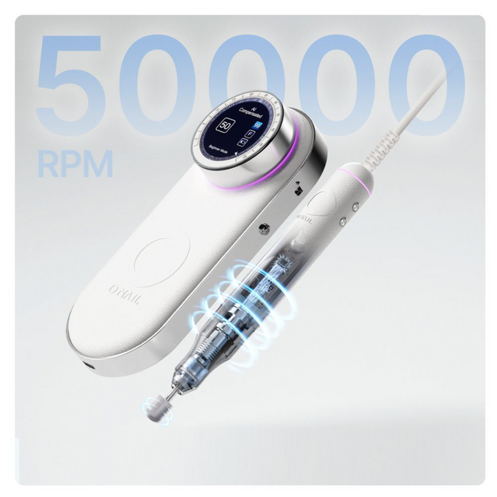Micromotor O'NAIL 50.000 RPM con IA + Pieza de Mano + Pack de Fresas de Regalo