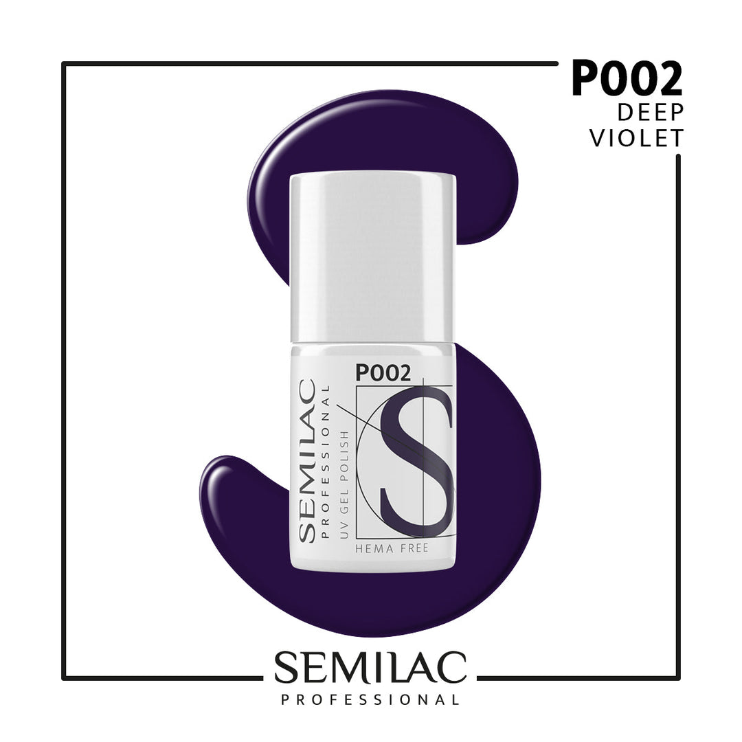 P002 Semilac Professional Deep Violet 7ml