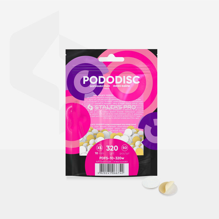 Recambio Pododisc blancas con Espuma Staleks  XS - 50 uds