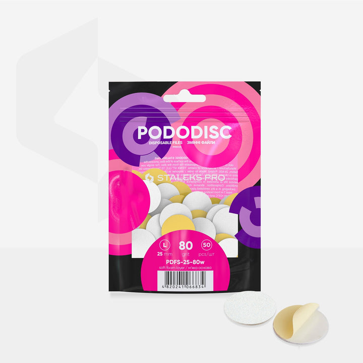 Recambio Pododisc blancas con Espuma Staleks L - 50 uds