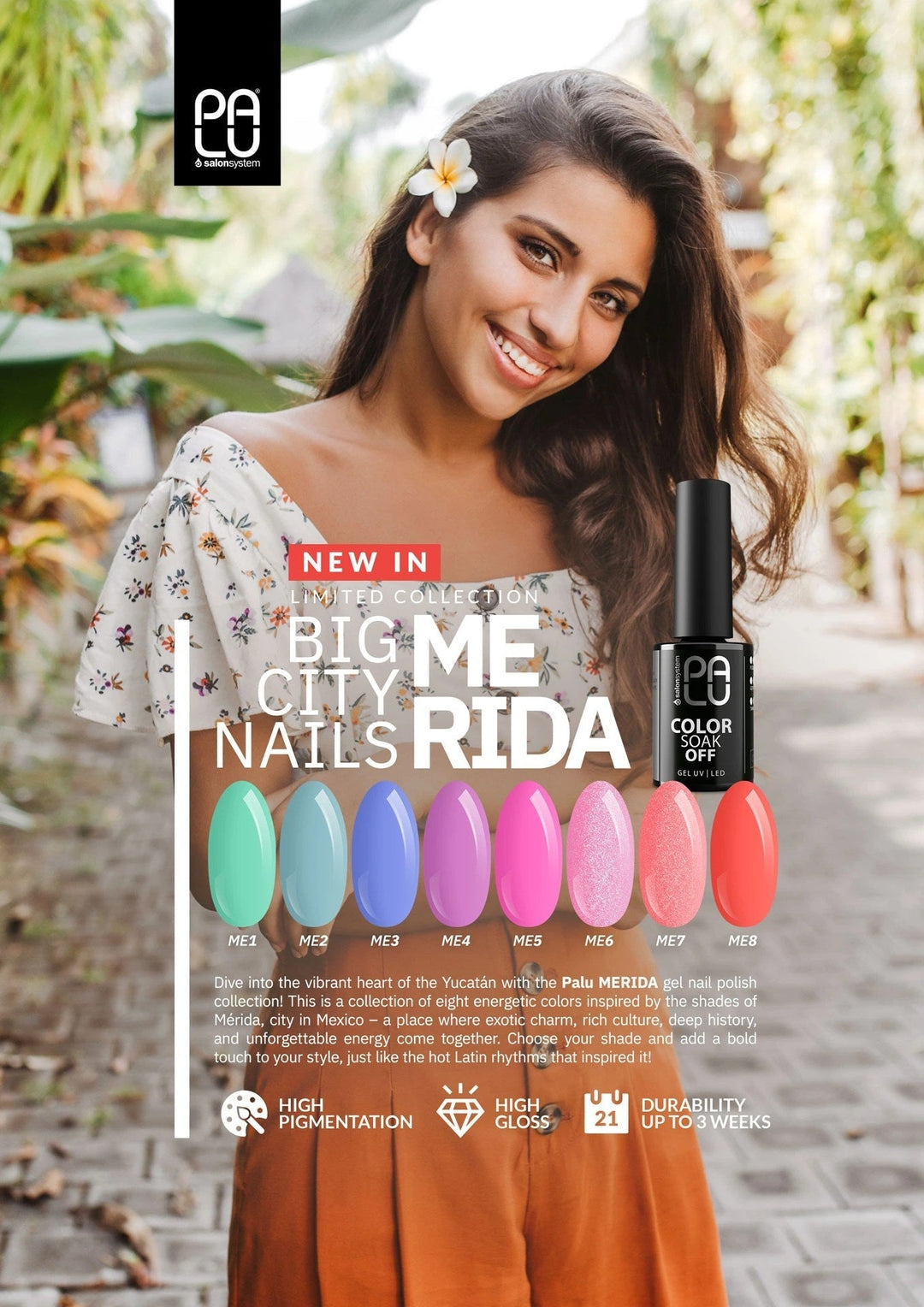 Palu Esmalte Semipermanente Merida ME5 11g