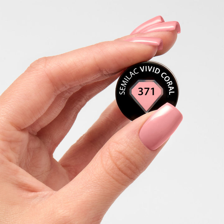 371 Semilac Vivid Coral 7ml