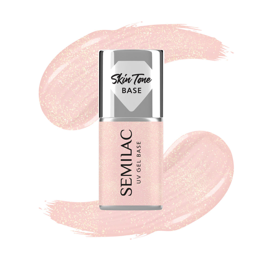 COVER BASE GLITTER PEACH 7 ML
