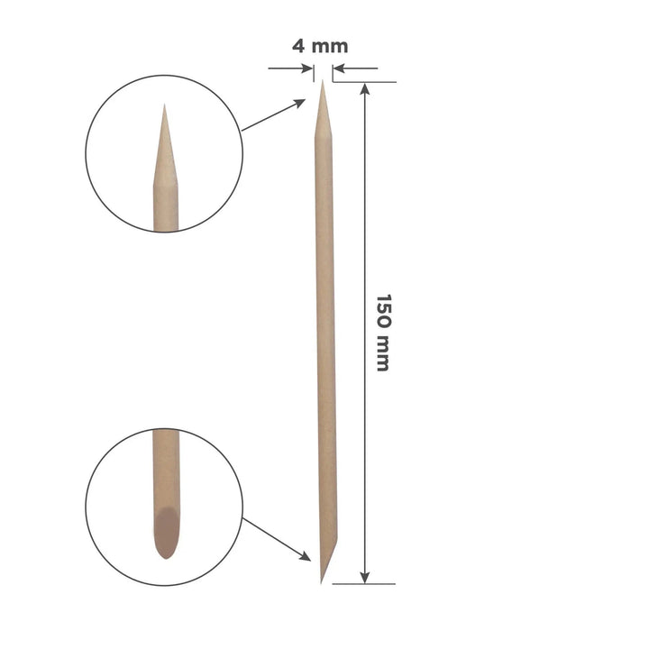 Palitos de naranjo 150mm - 100 uds