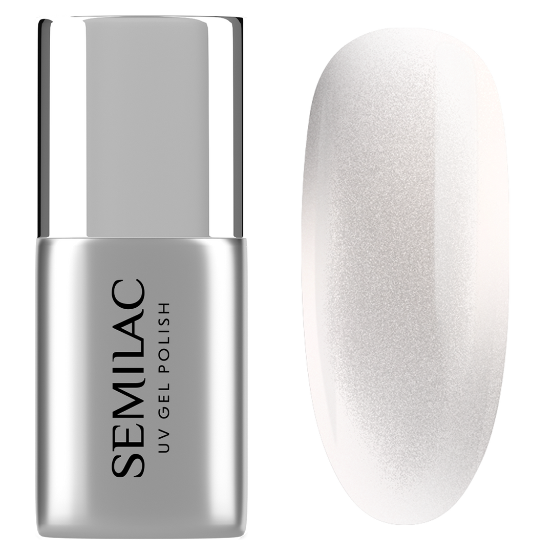 T35 Semilac Top No Wipe Silver Gloss 7 ml