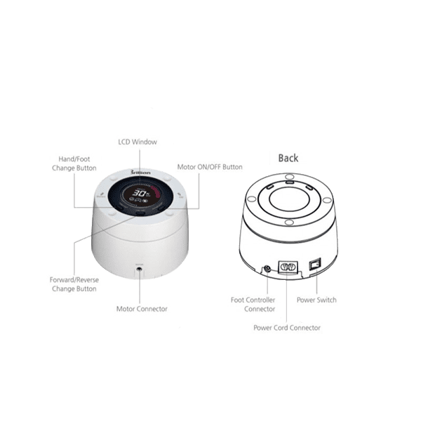Torno BRILLIAN WHITE (SAESHIN) 30.000rpm