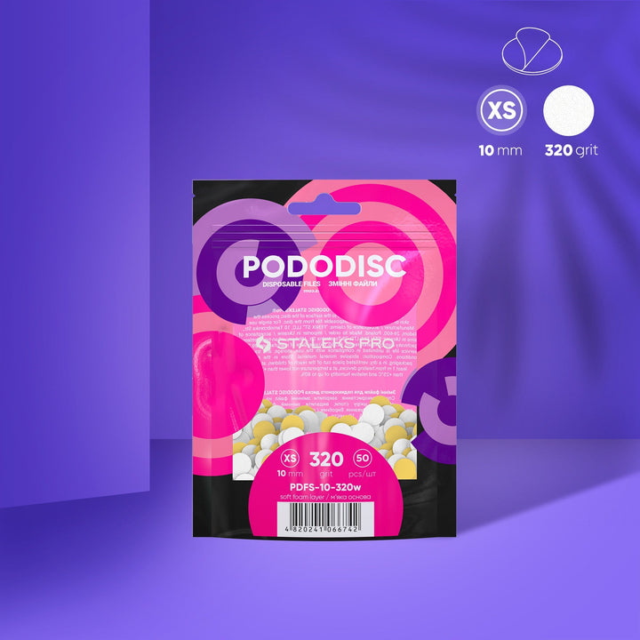 Recambio Pododisc blancas con Espuma Staleks  XS - 50 uds