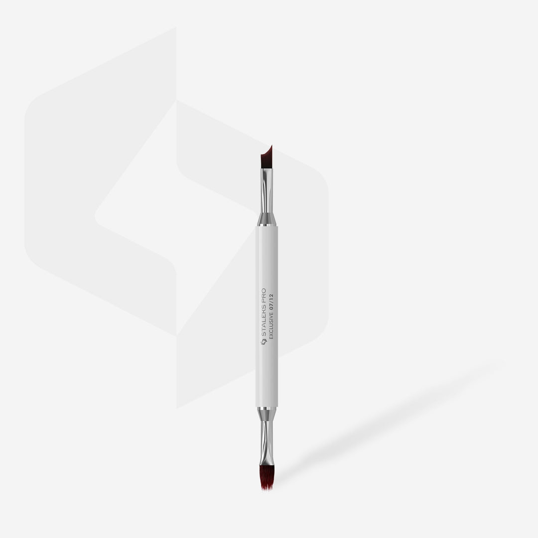 Pincel Doble STALEKS EXCLUSIVE 07/12 para Degradado y Nail Art