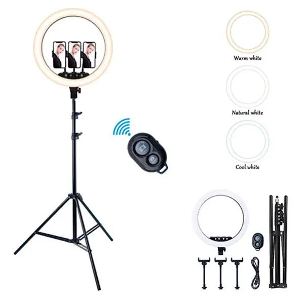 Aro Luz Led diámetro 45cm con Trípode