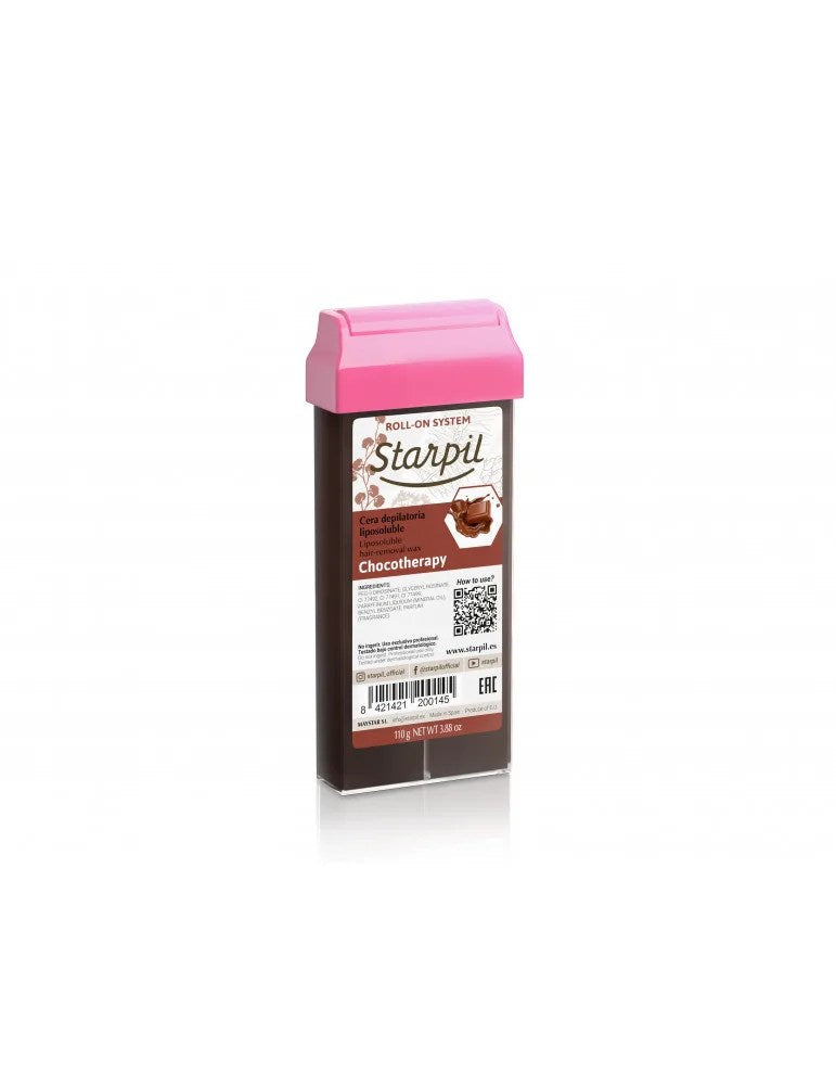 Caja Cera roll-on Starpil Chocotherapy 110g - 20 unds