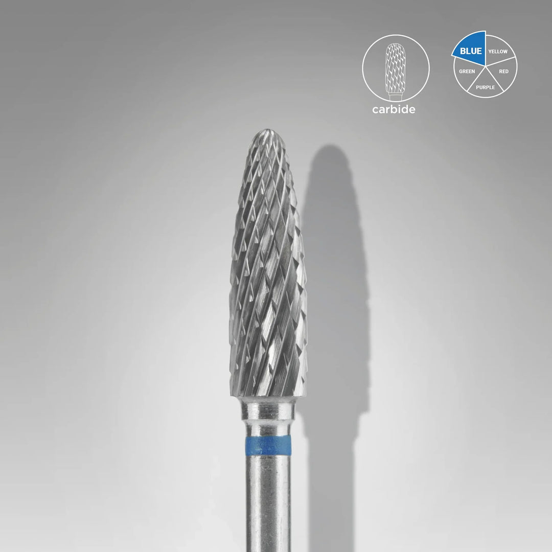 Fresa Staleks de carburo "Maíz" AZUL diámetro 4 mm |14mm