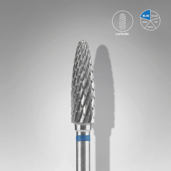 Fresa Staleks de carburo "Maíz" AZUL diámetro 4 mm |14mm