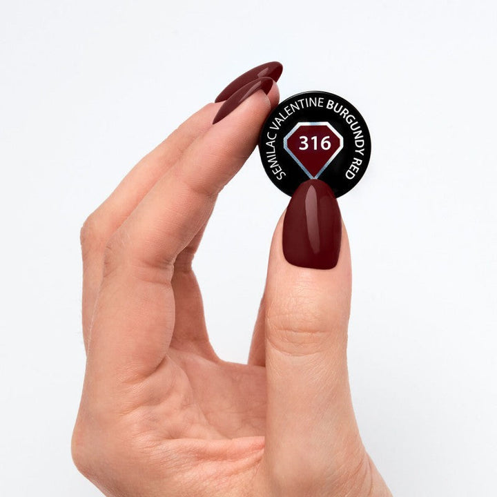316 Burgundy Red Semilac 7ml