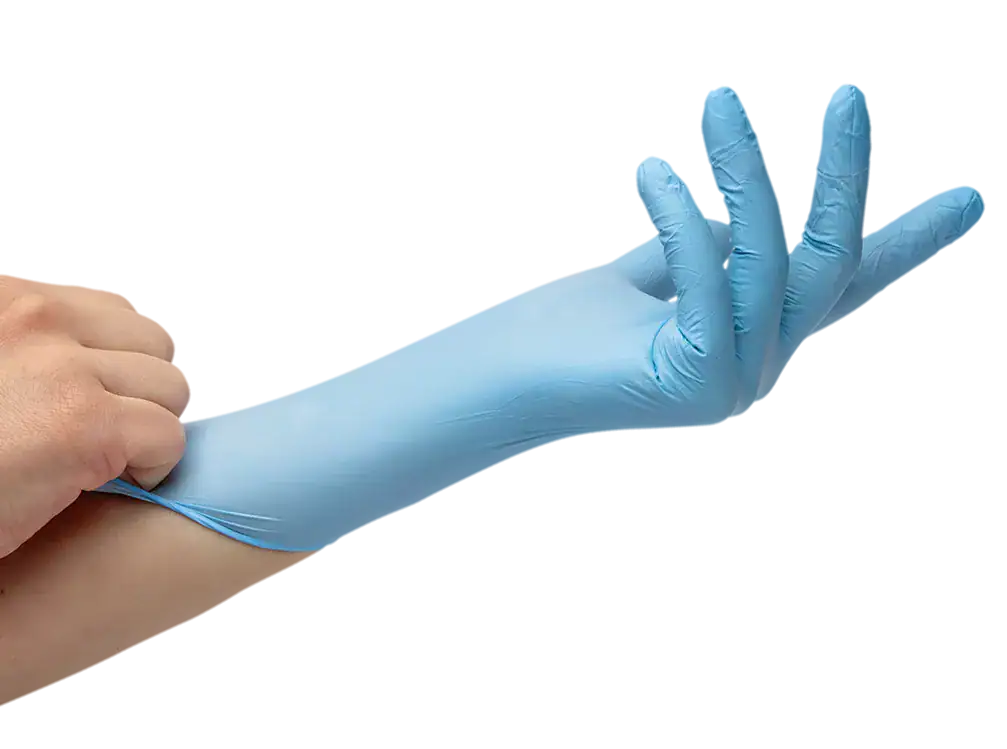 GUANTES M FLASH POWER AZUL sin polvo  - 50 unds
