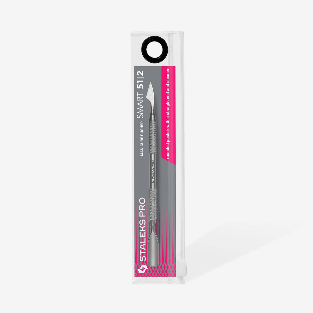 Empujador Staleks SMART 51 Tipo 2 redondeado recto + hacha