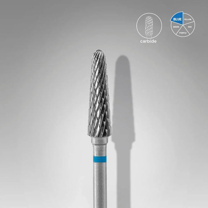 Fresa Staleks de carburo "Frustum" AZUL diámetro 4 mm