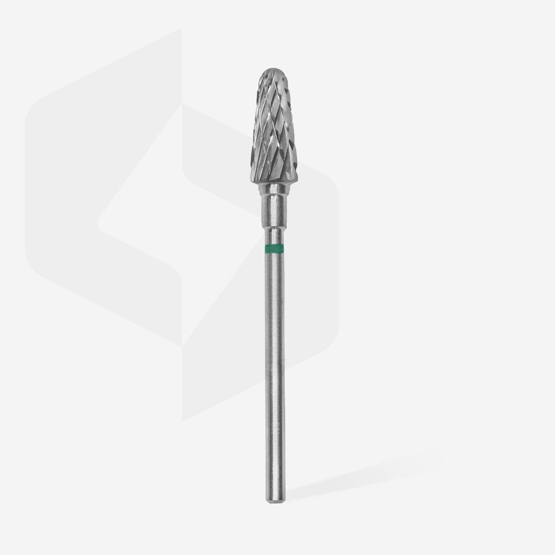 Fresa Staleks de carburo "cono" VERDE diámetro 6 mm