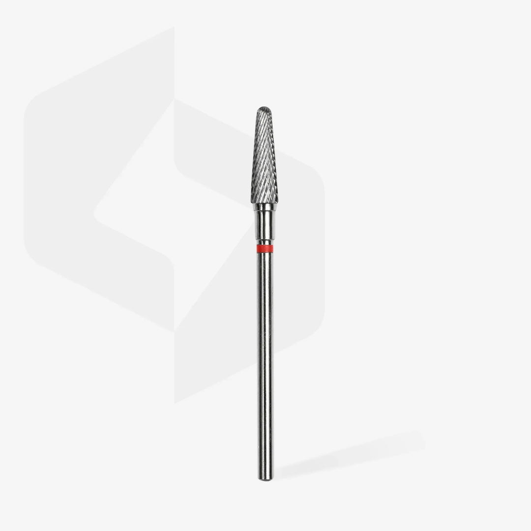 Fresa Staleks de carburo "Frustum" ROJA diámetro 4 mm